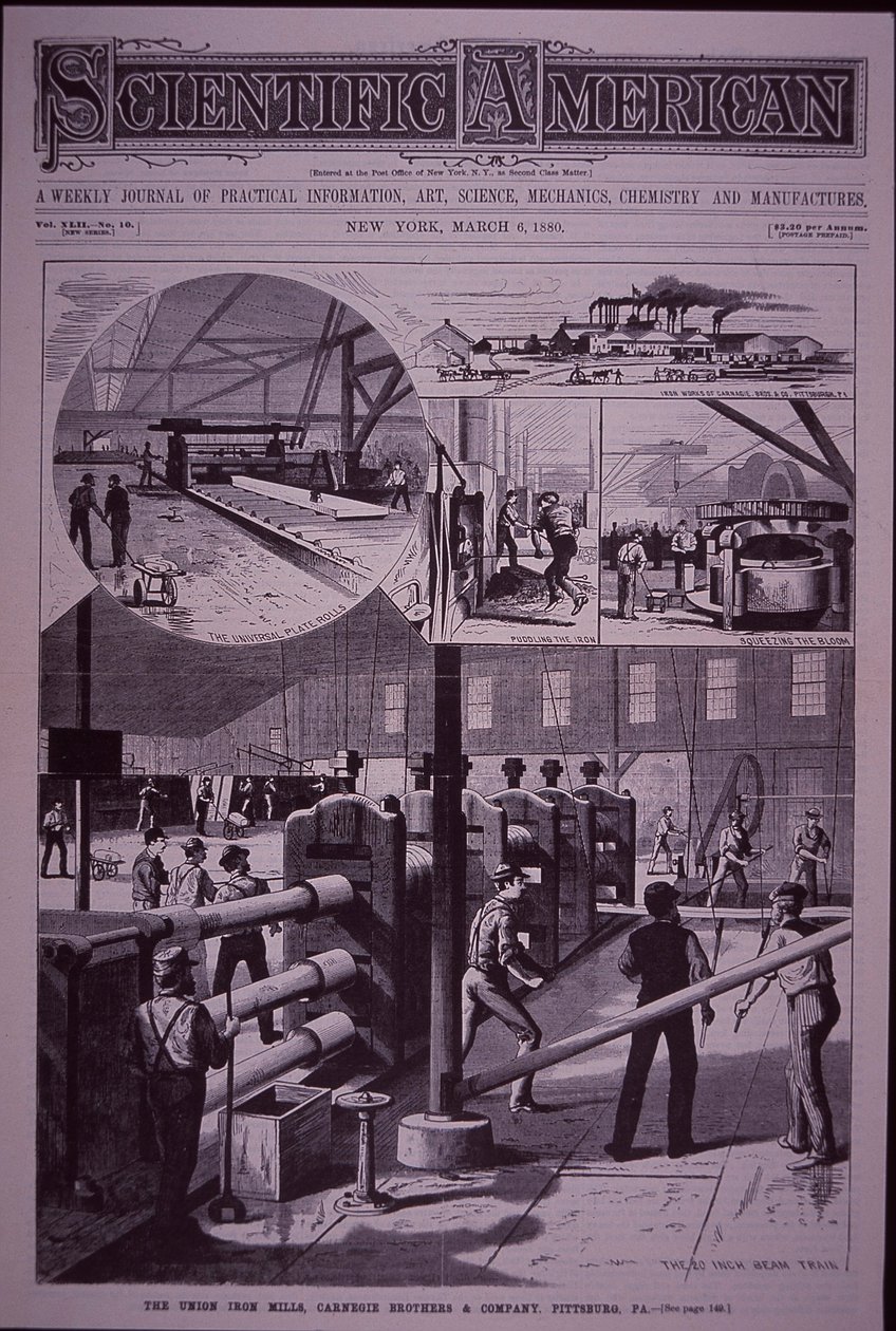 Carnegie Union Iron Mills, Pittsburgh, Pennsylvania af American School