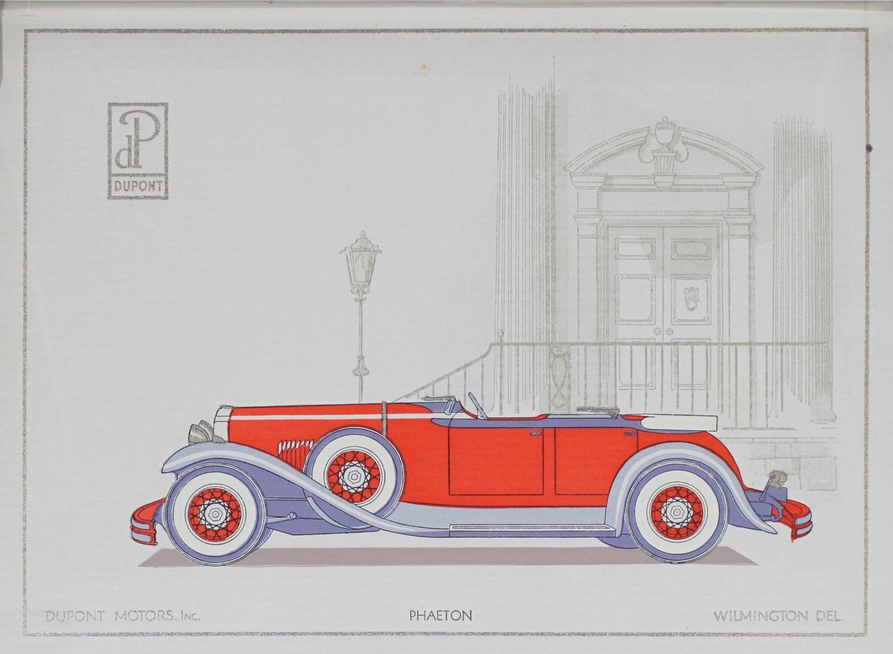 DuPont Motor Cars: Phaeton, 1921 af American School