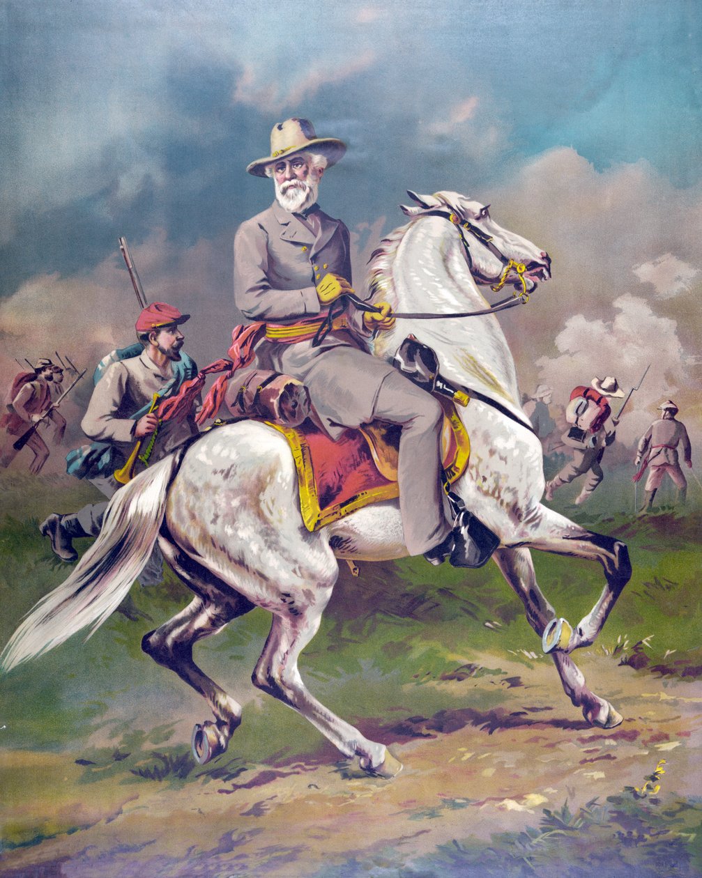 General Robert E. Lee, pub. 1886 af American School