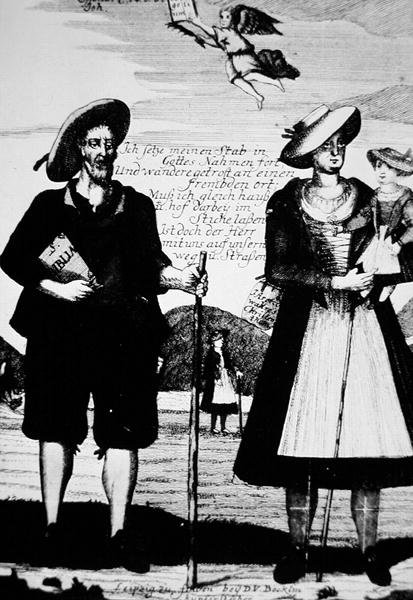 Tyske Moravians (gravering) af American School