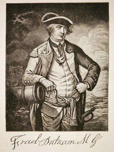 Israel Putnam (litho) af American School