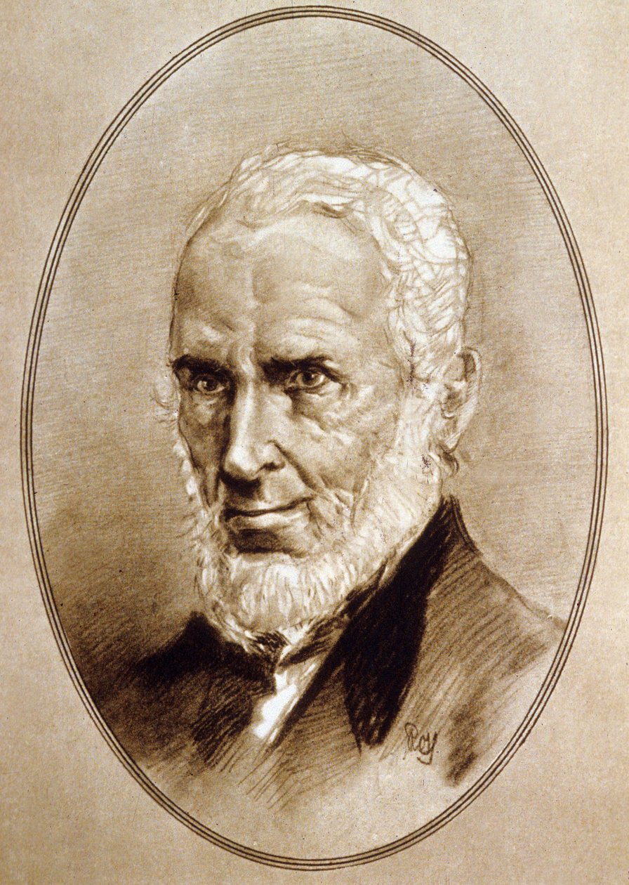 John Greenleaf Whittier (litho) af American School