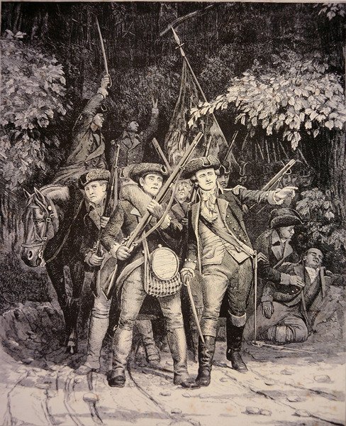John Sullivan (litho) af American School