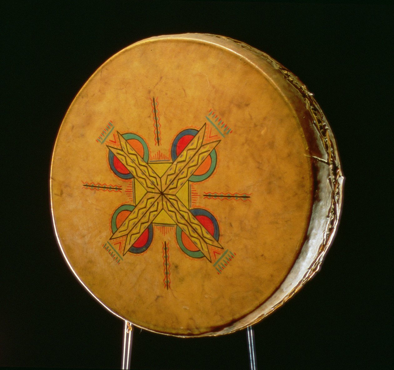 Osage tromme, fra Oklahoma (bøffelhud) af American School