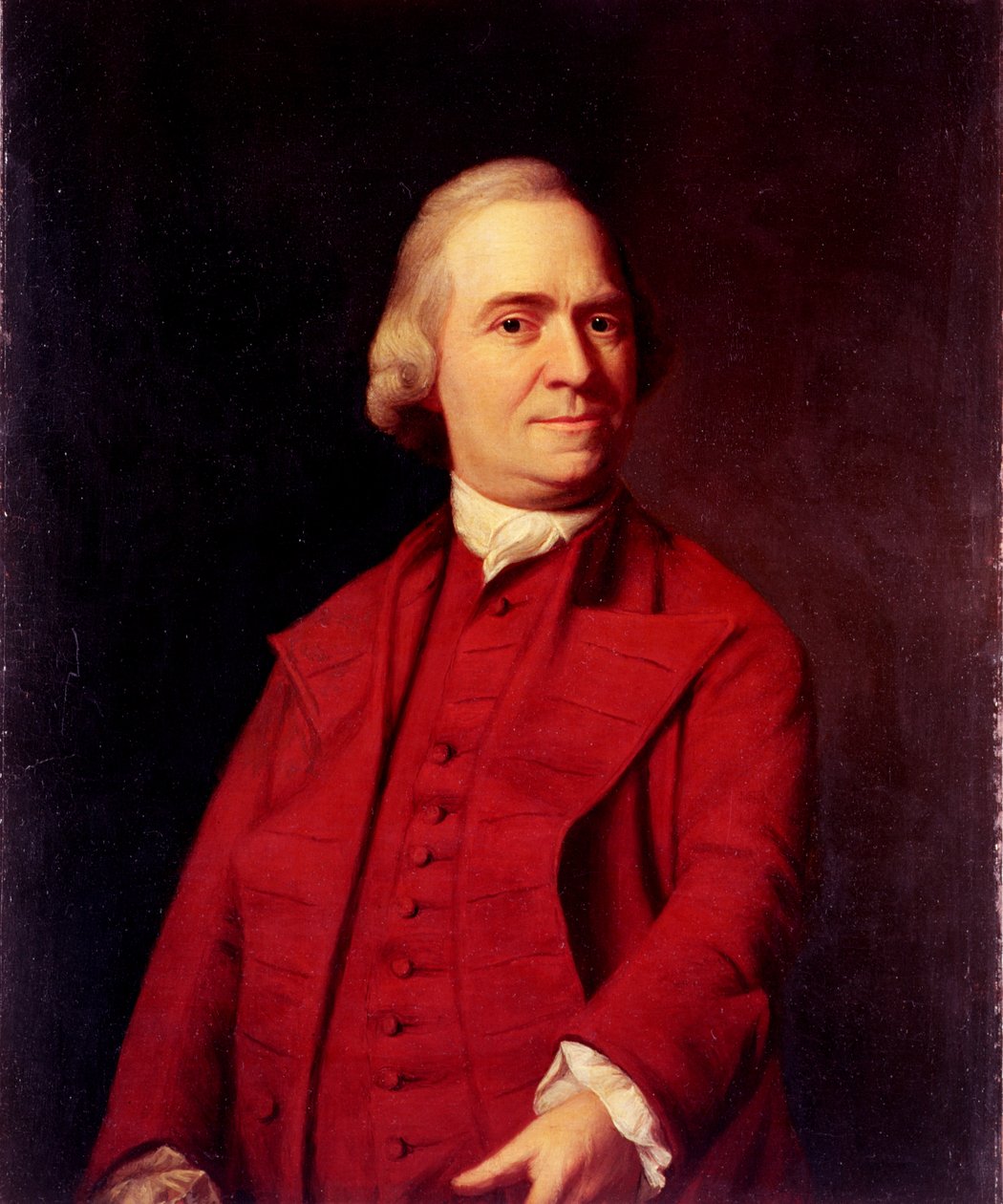 Samuel Adams, ca. 1770-72 af American School
