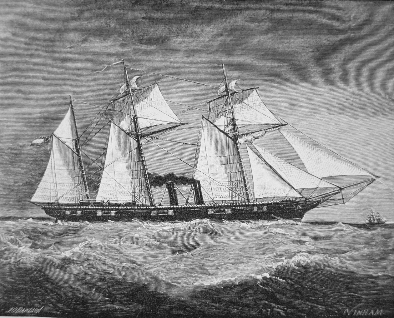 CSS Florida (litho) af American School