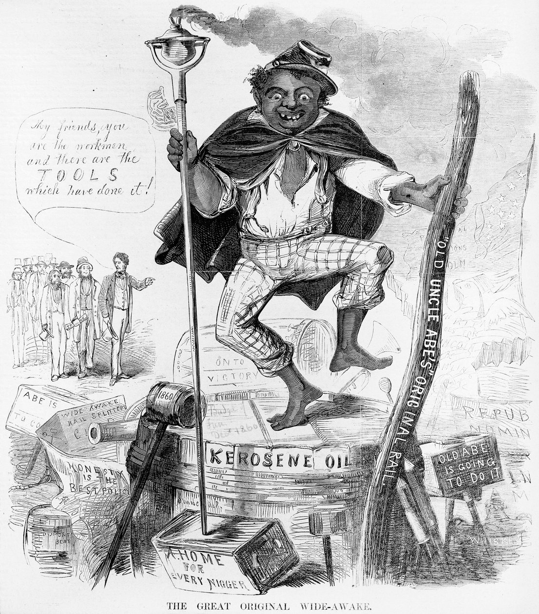 The Great Original Wide-Awake, ca. 1860 af American School