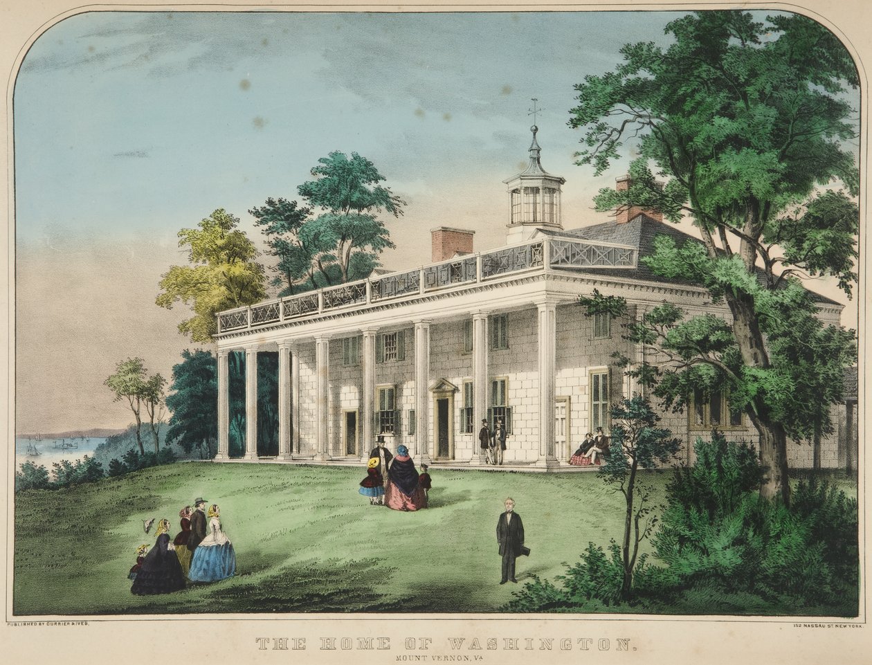 Washingtons hjem, Mount Vernon, Virginia af American School