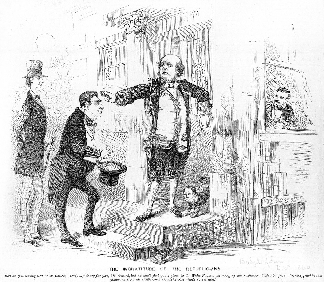 The Ingratitude of the Republicans, ca. 1860 af American School