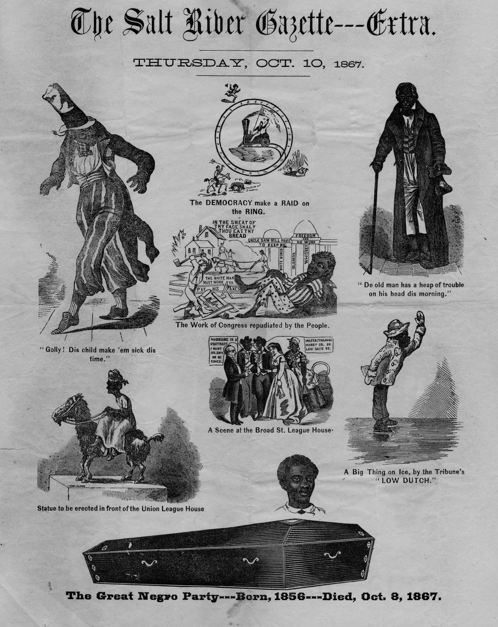 Salt River Gazette: ekstra, 1867 af American School