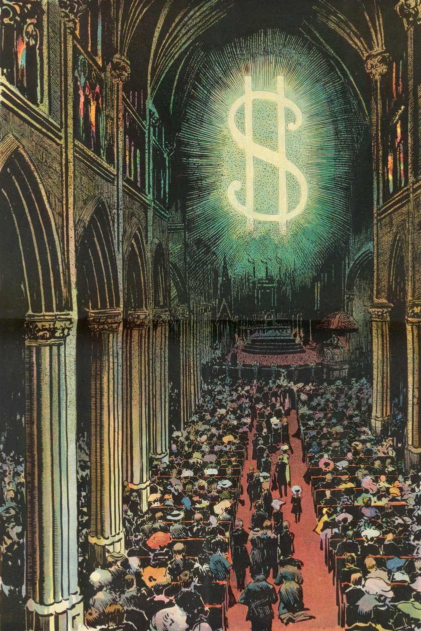 Tilbedelse af den almægtige dollar af American School