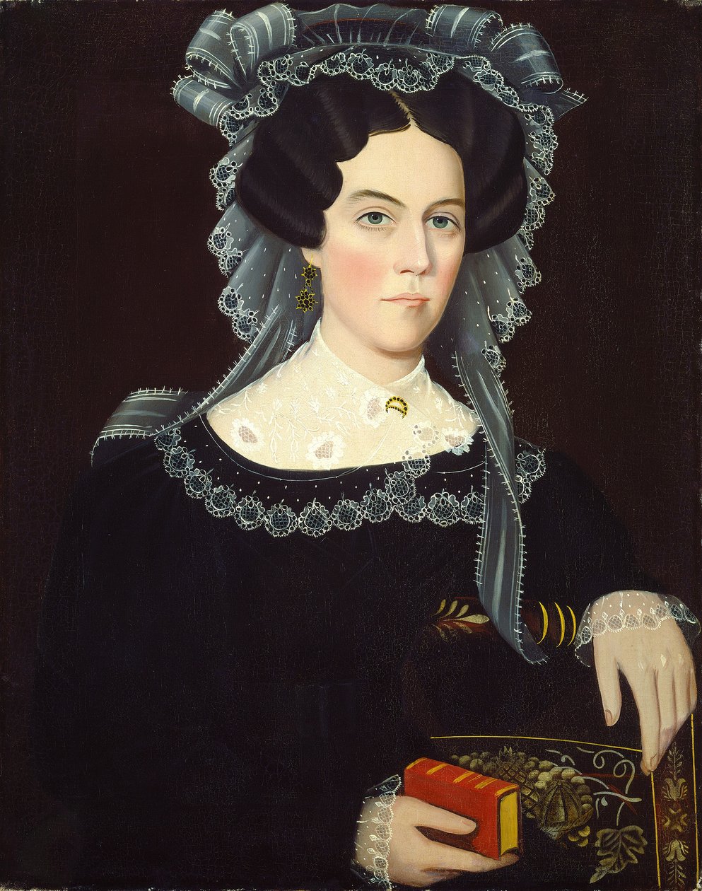 Catherine A. May, ca. 1830. af Ammi Phillips