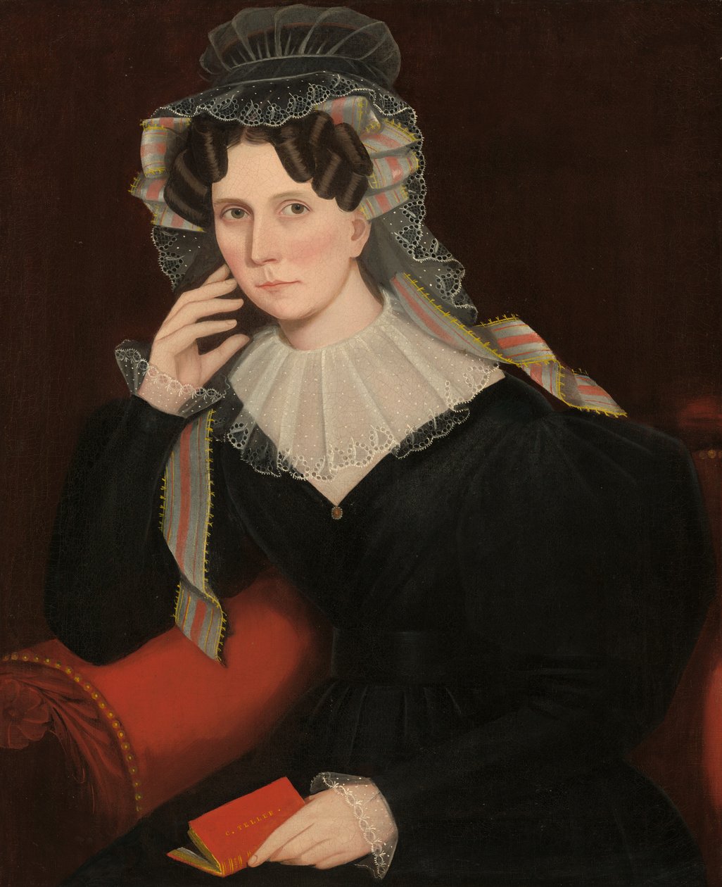 Jane Storm Teller, ca. 1835. af Ammi Phillips