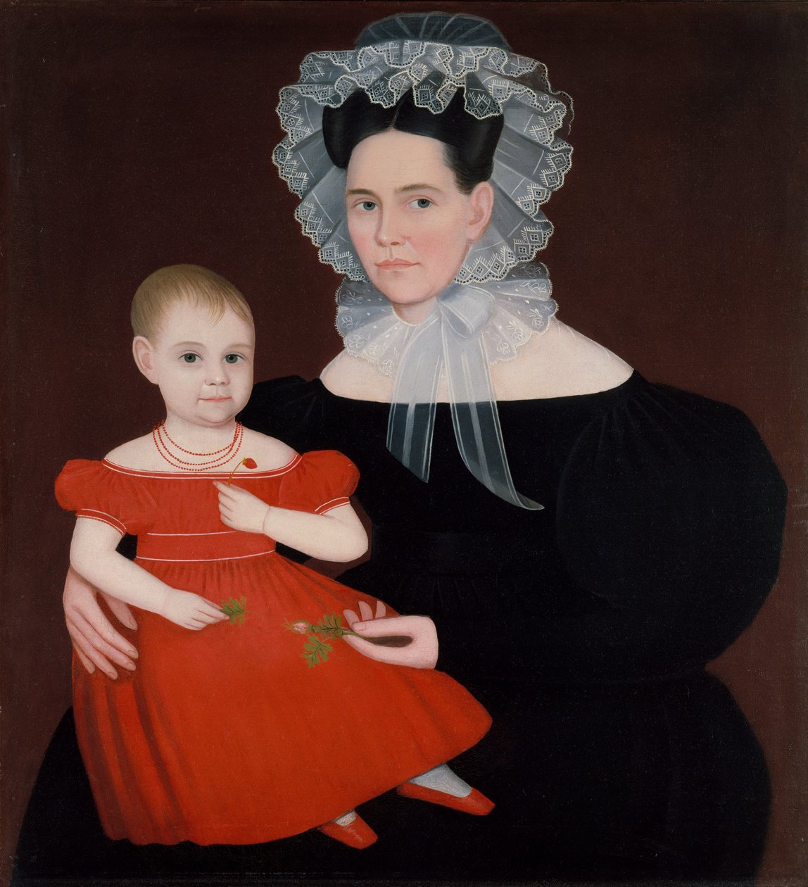 Fru Mayer og Datter, 1835-40. af Ammi Phillips