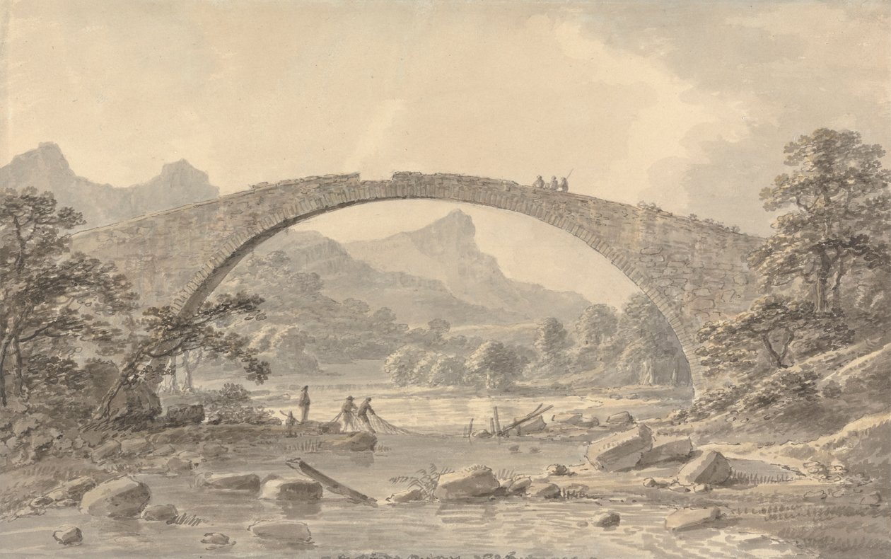 Pont Newydd nær Dolgelly af Amos Green
