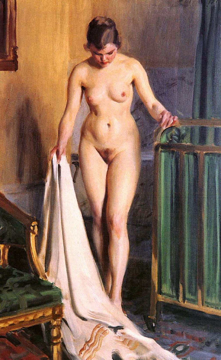 I soveværelset af Anders Leonard Zorn
