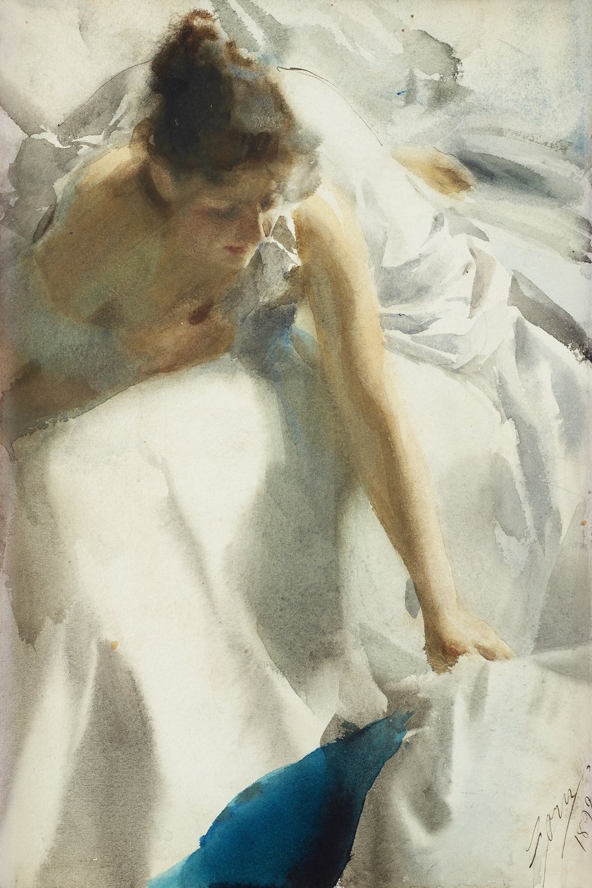 Opvågning af Anders Leonard Zorn
