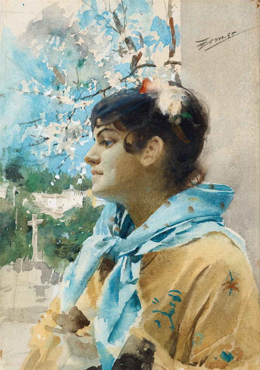 Spanien og profil I af Anders Leonard Zorn