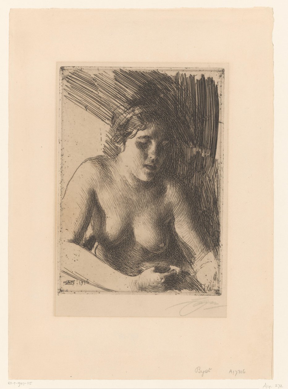 Konvolutter af Anders Leonard Zorn (signed by artist)