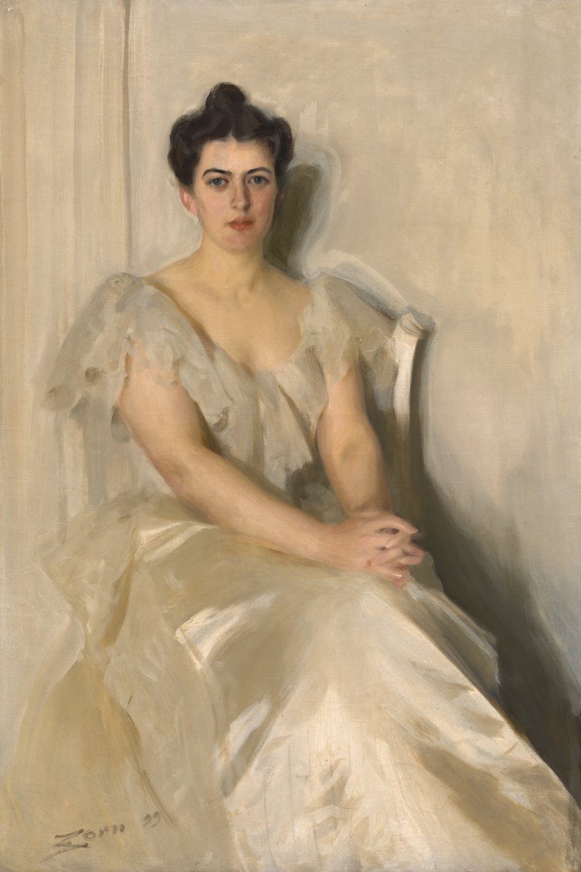 Frances Folsom Cleveland, 1899. af Anders Leonard Zorn