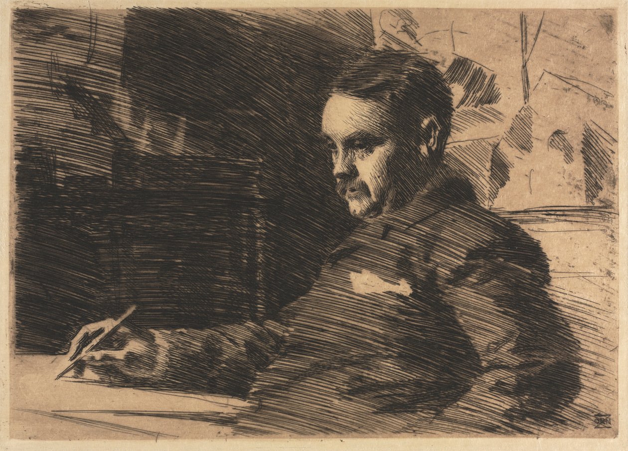 Advokat Wade, 1890. af Anders Leonard Zorn