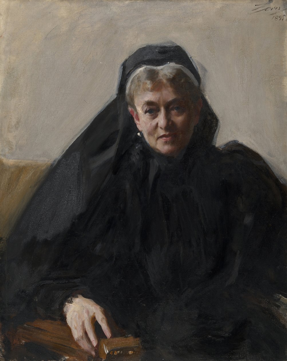 Maria Sheldon Scammon, 1895. af Anders Leonard Zorn