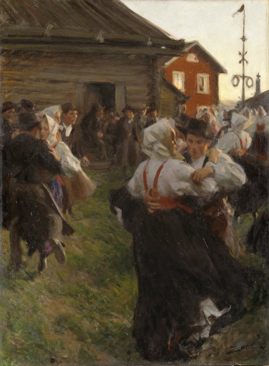 Midsommerdans af Anders Leonard Zorn