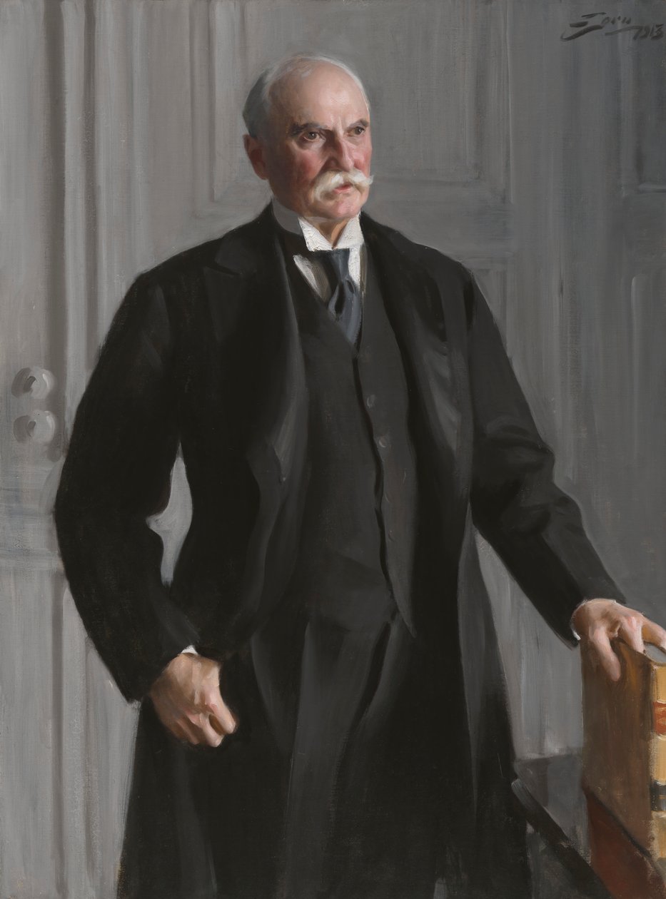 Nelson Wilmarth Aldrich, 1913. af Anders Leonard Zorn