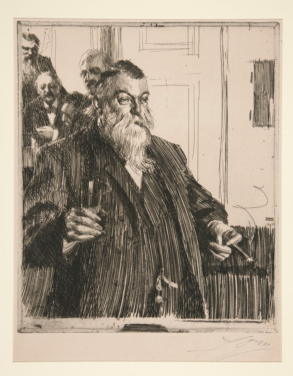 En Toast II af Anders Leonard Zorn