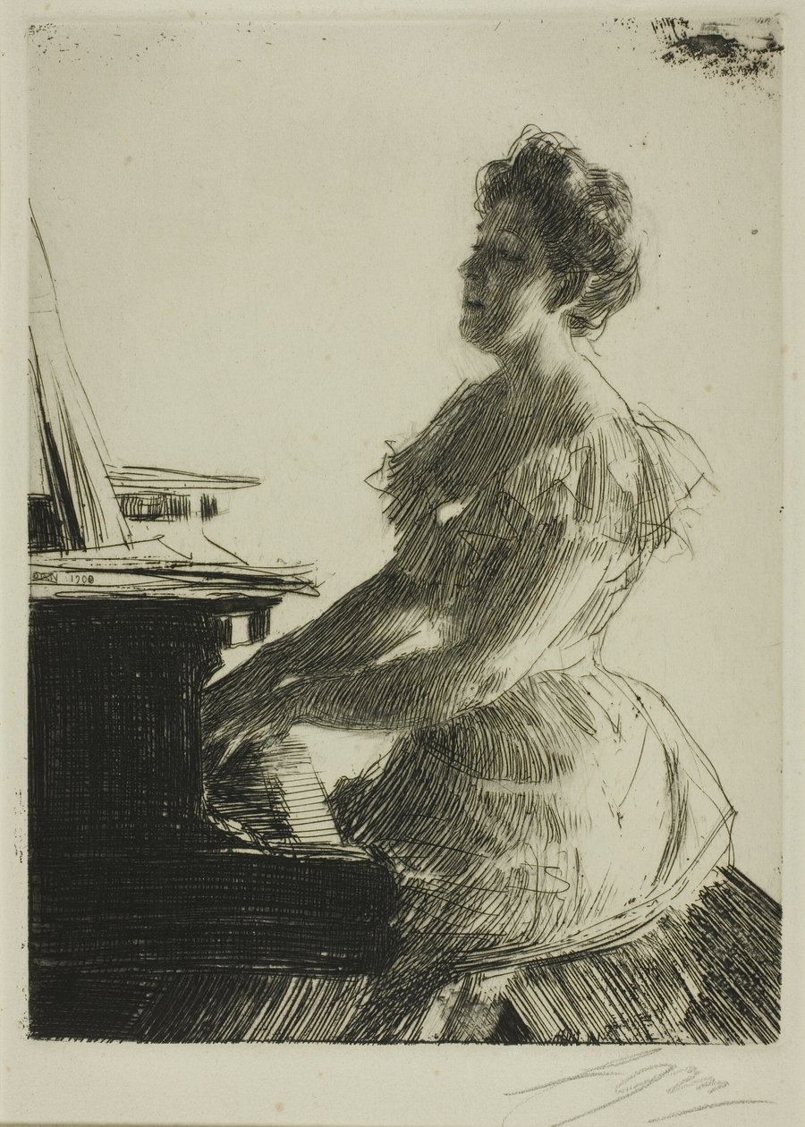 Ved klaveret af Anders Leonard Zorn