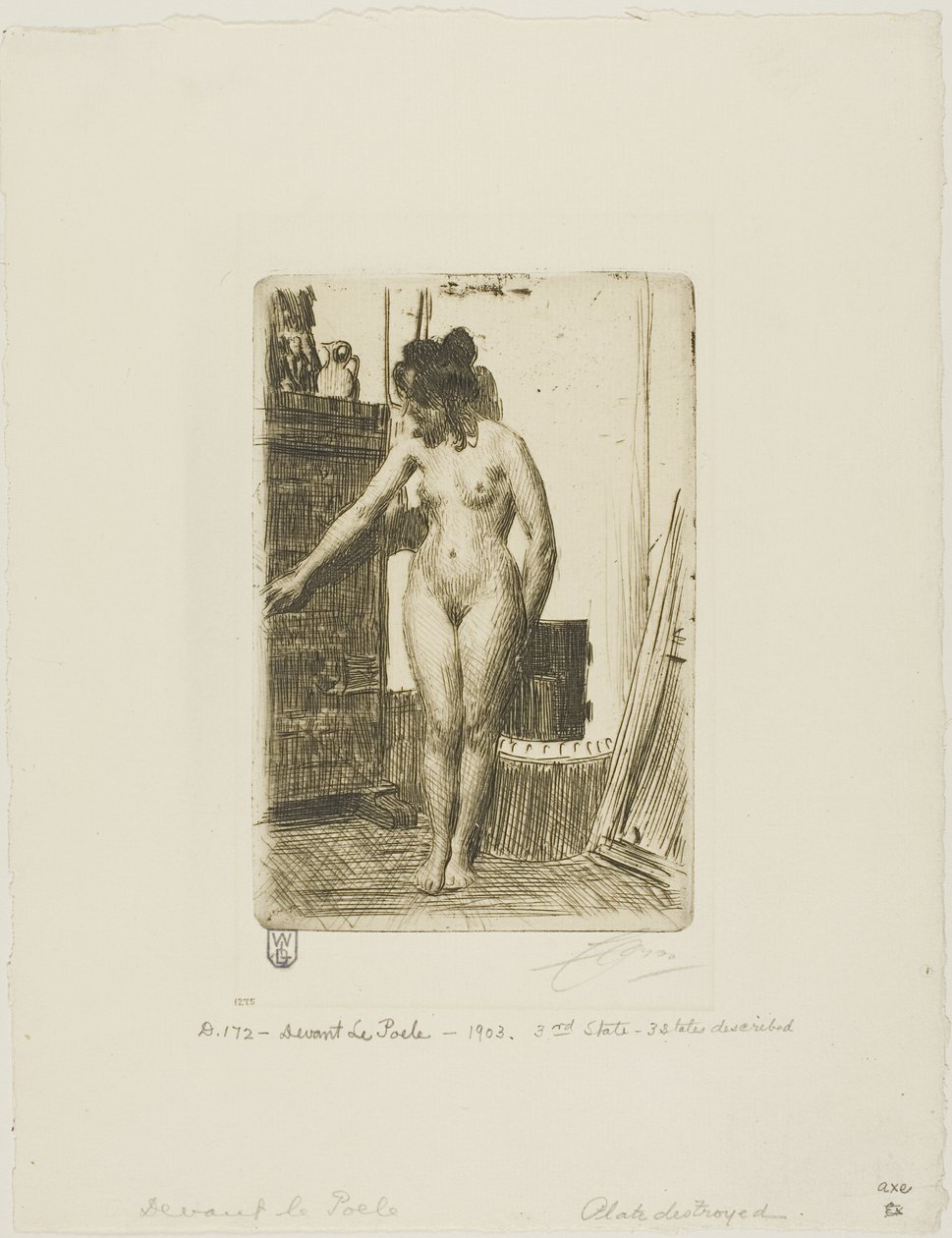 Før komfuret af Anders Leonard Zorn