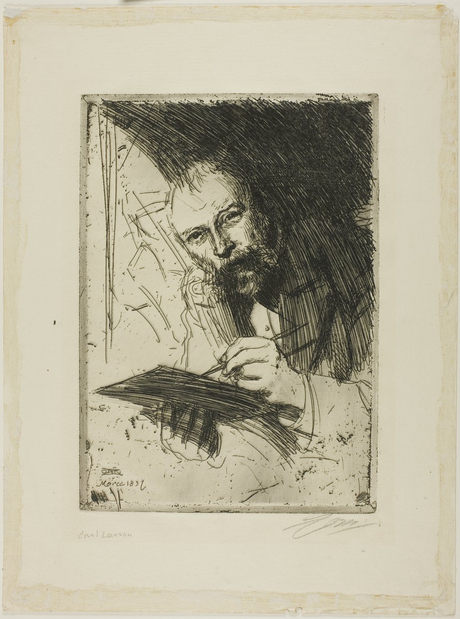 Carl Larsson af Anders Leonard Zorn