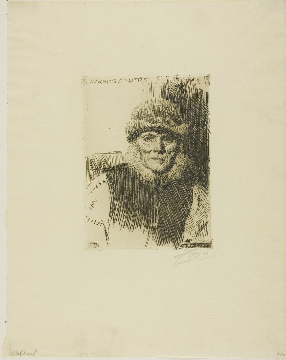 Dalecarlian Peasant (Lavards Anders) af Anders Leonard Zorn
