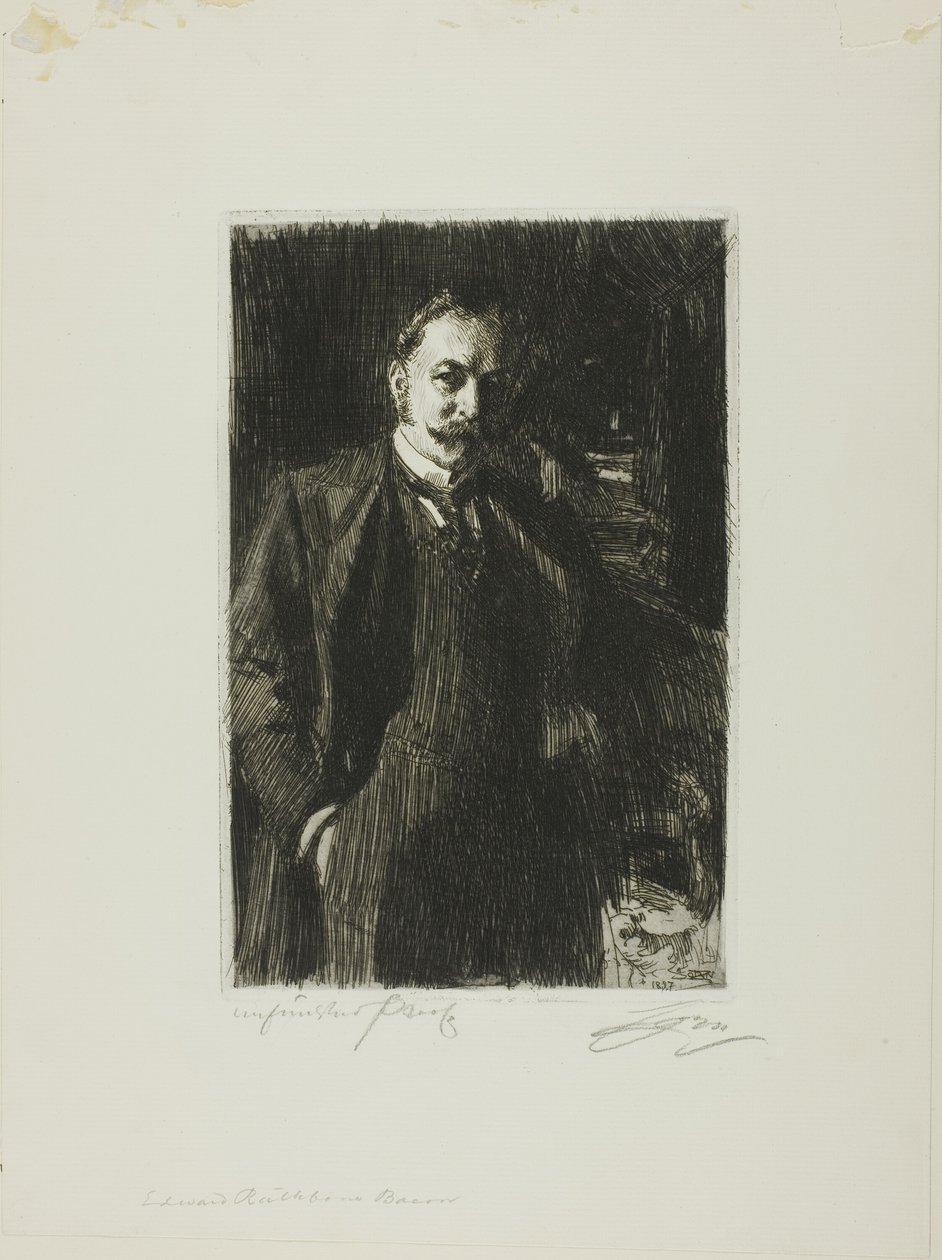 E.R. Bacon af Anders Leonard Zorn