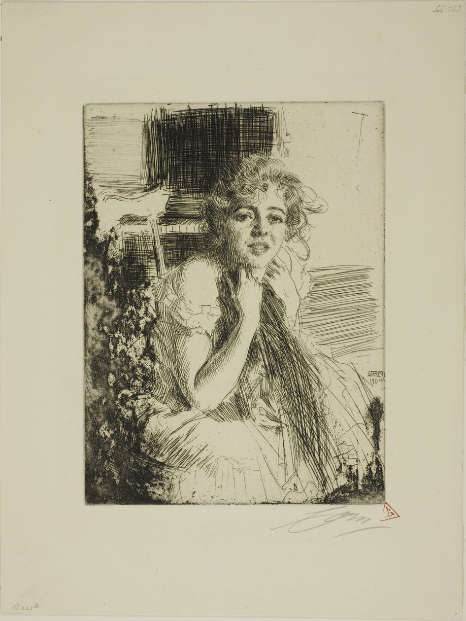Emma Rasmussen af Anders Leonard Zorn