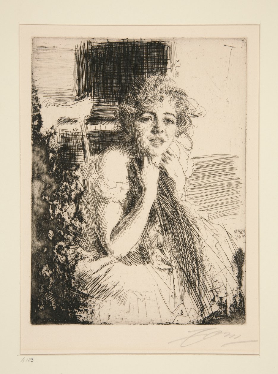 Emma Rasmussen af Anders Leonard Zorn