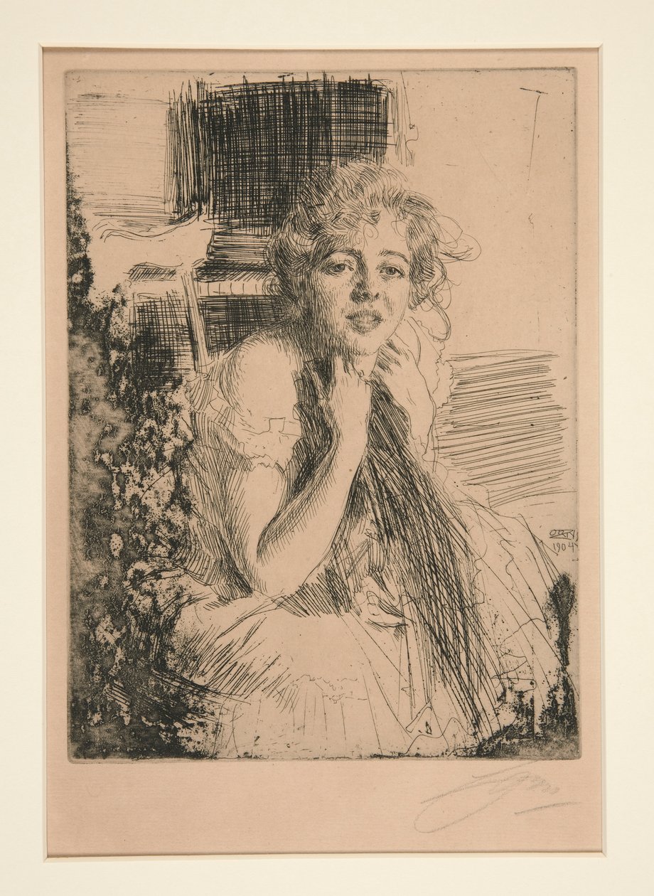 Emma Rasmussen af Anders Leonard Zorn
