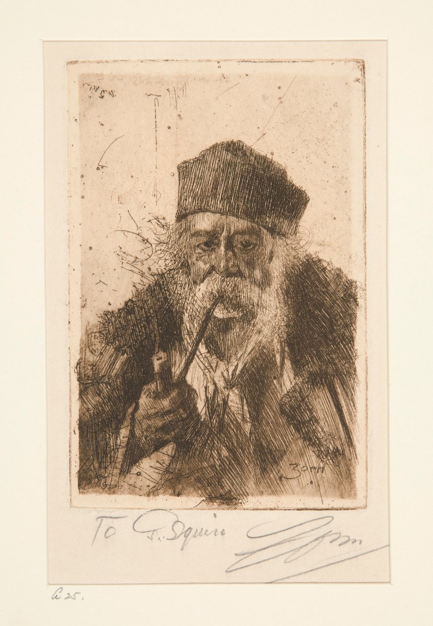 Bøddel fra Siebenburger (ungarsk sigøjner) af Anders Leonard Zorn