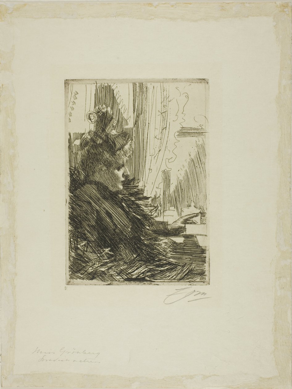 Gerda Grönberg III af Anders Leonard Zorn