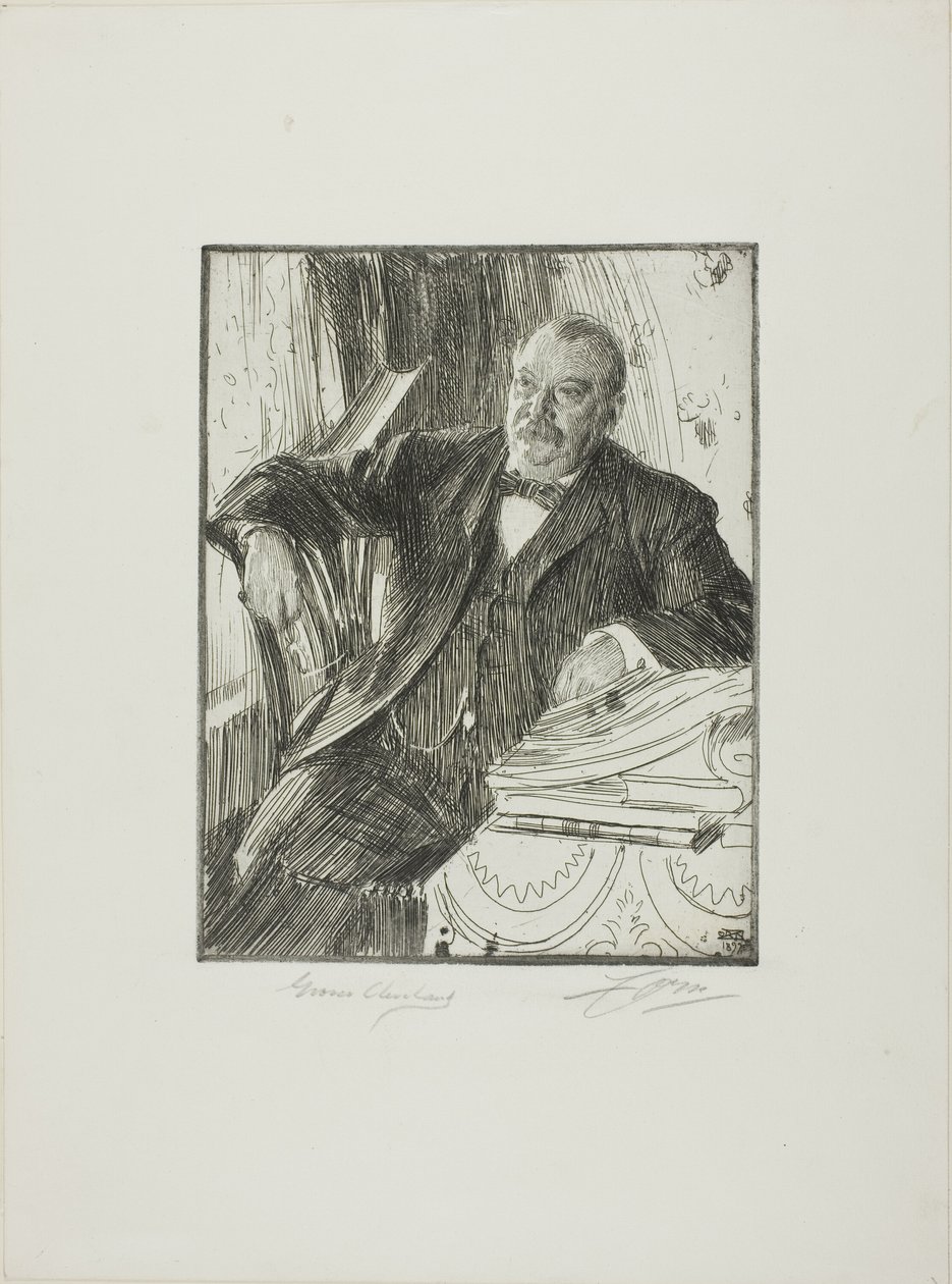 Grover Cleveland II af Anders Leonard Zorn