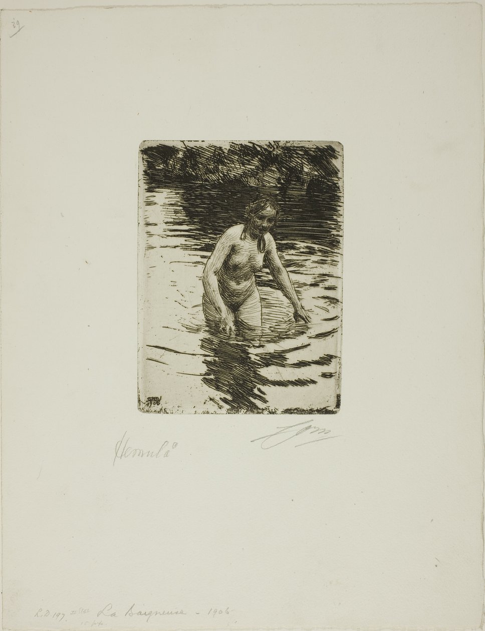 Hemula II af Anders Leonard Zorn