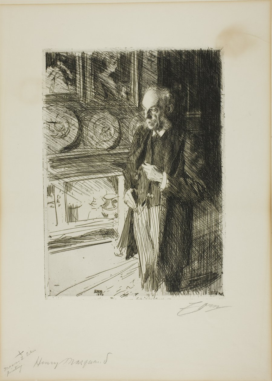 Henry Marquand af Anders Leonard Zorn