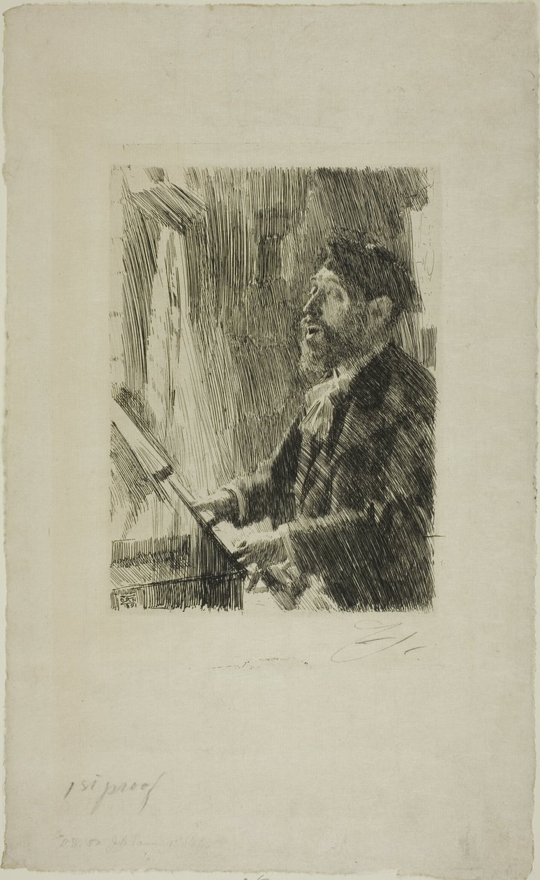 J.B. Faure af Anders Leonard Zorn