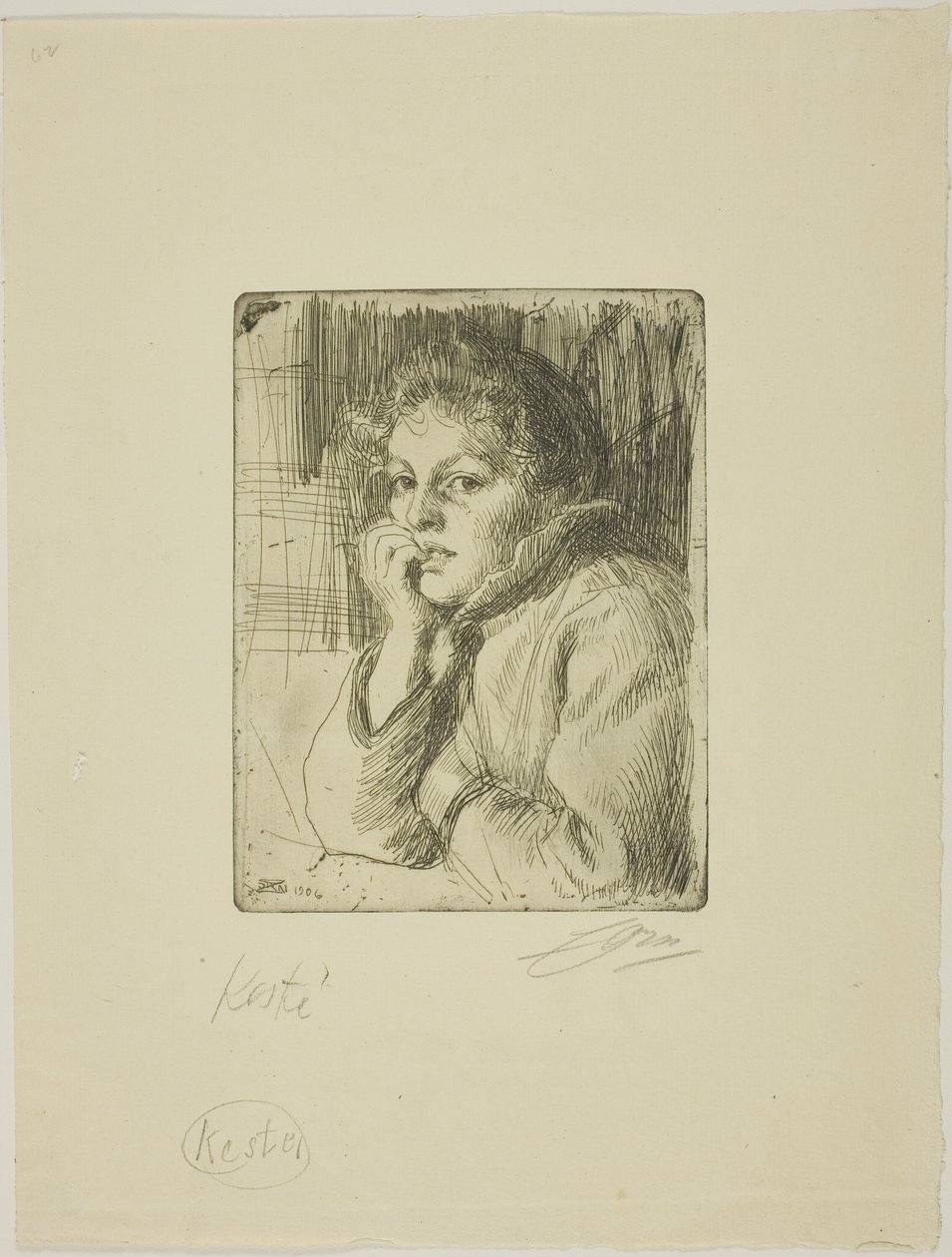 KST, den morabonde af Anders Leonard Zorn
