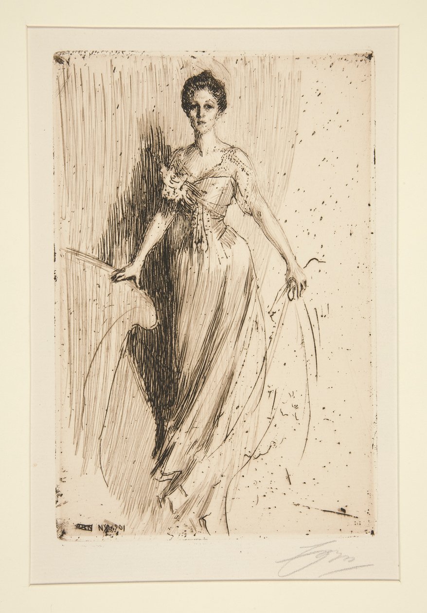 Frøken Ludman af Anders Leonard Zorn