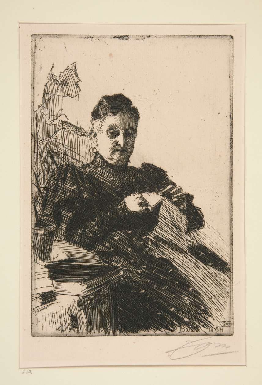 Mme Lamm II af Anders Leonard Zorn