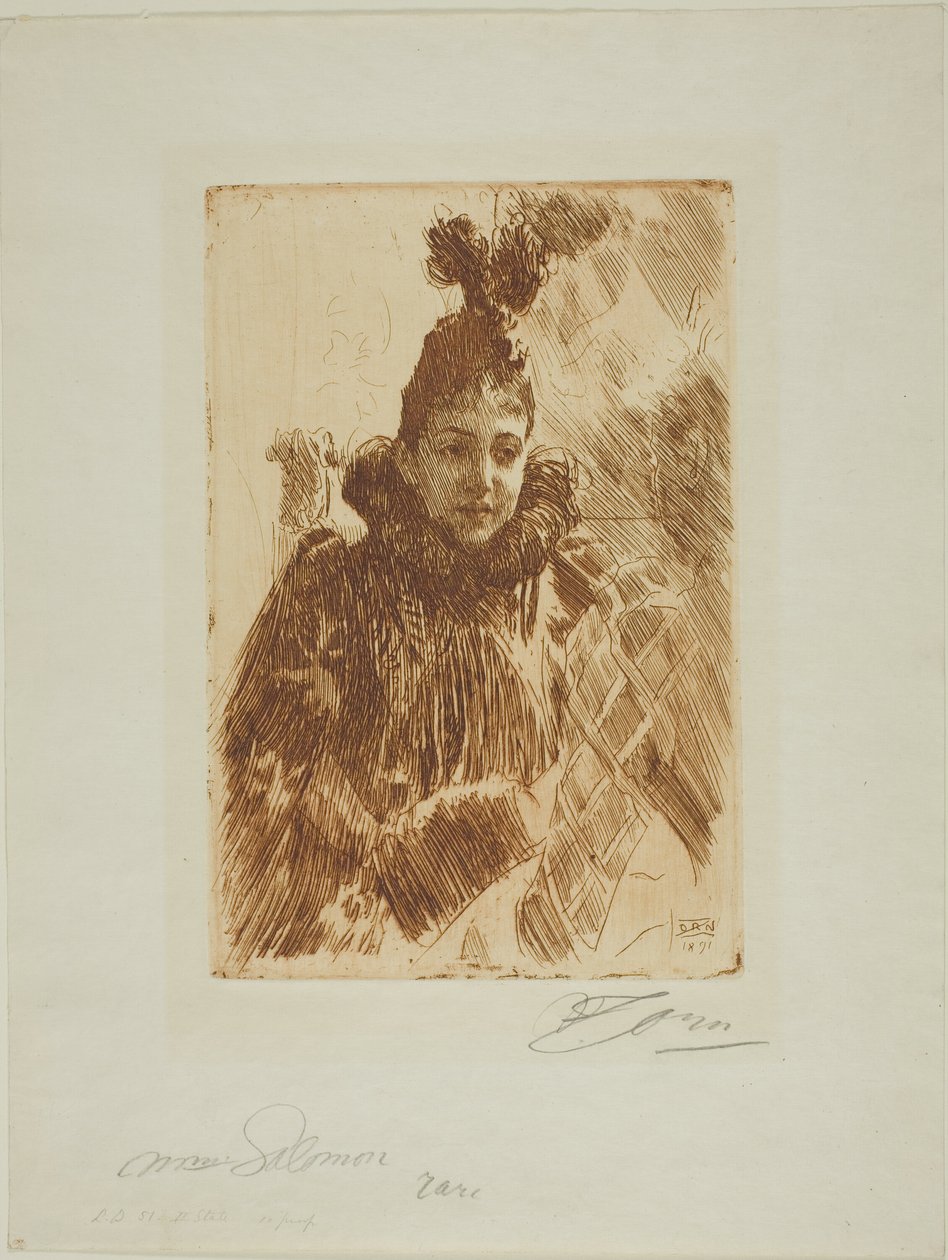 Fru Salomon af Anders Leonard Zorn