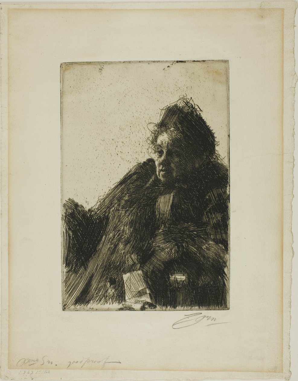 Fru Simon II af Anders Leonard Zorn