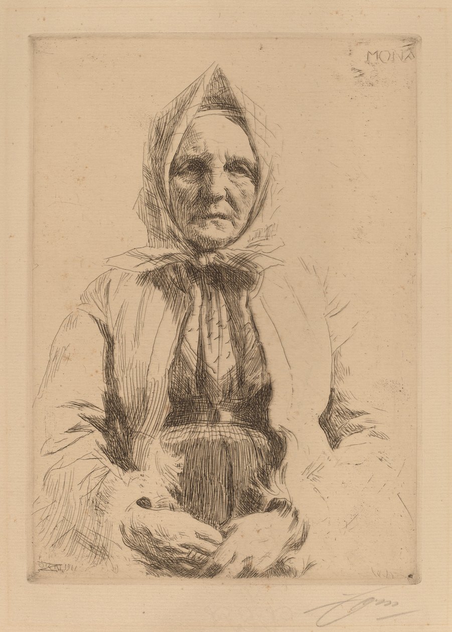 Mona af Anders Leonard Zorn
