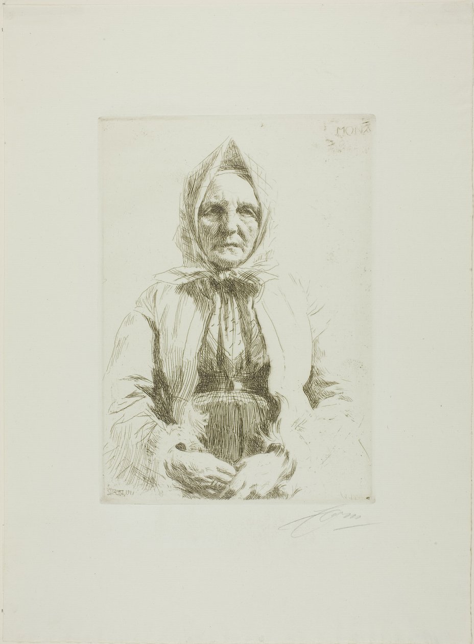 Mona af Anders Leonard Zorn